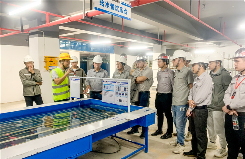 11月5日，2022年萬科集團工程系統(tǒng)“谷雨行動”第二期現(xiàn)場交流會在中天八建南寧萬科金域國際二期項目舉行。